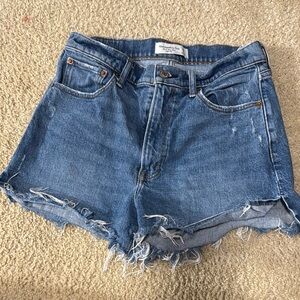 Denim Abercrombie Mom Short